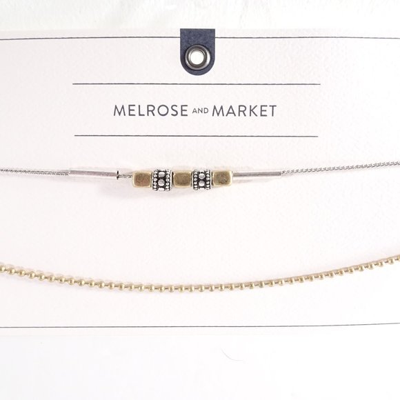 Nordstrom Melrose & Market Choker Necklace Set of 3 pcs NWT 98 - Picture 3 of 7